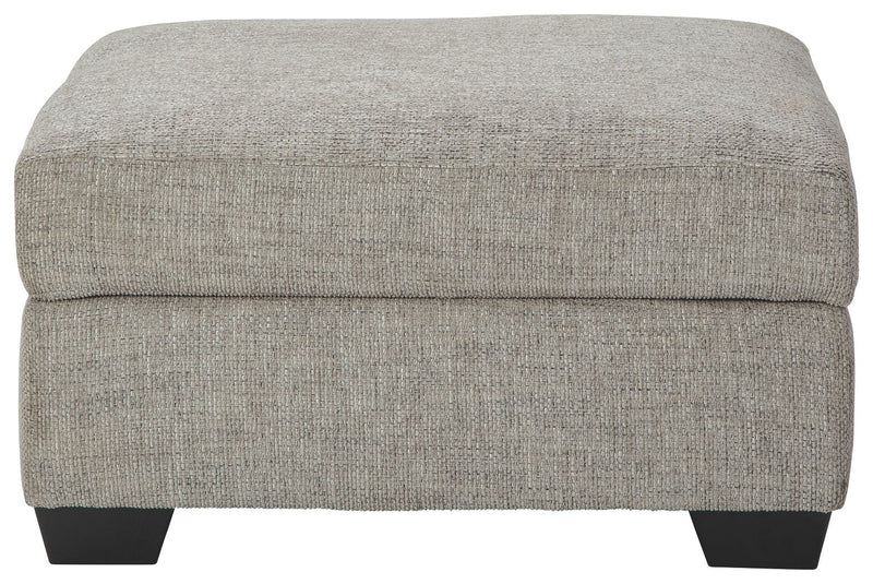 Ashley Megginson Ottoman w/Storage in Storm-Washburn's Home Furnishings