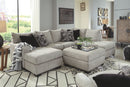 Ashley Megginson Ottoman w/Storage in Storm-Washburn's Home Furnishings