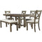 Ashley Moriville Rectangle Dining Room Table & 6 Chairs-Washburn's Home Furnishings