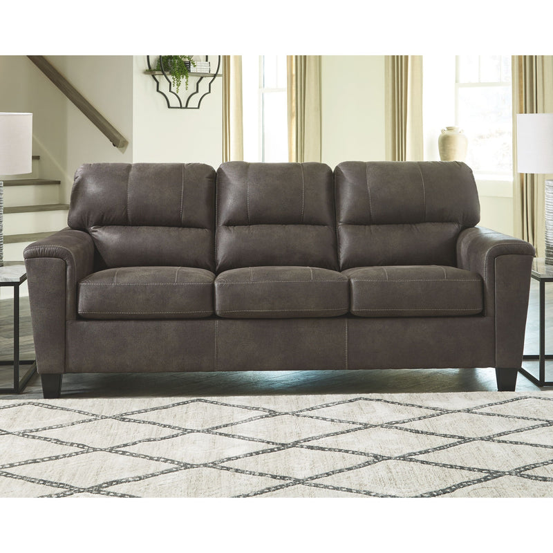 Ashley Navi Queen Sofa Sleeper in Smoke-Washburn's Home Furnishings