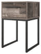 Neilsville - Black/gray - One Drawer Night Stand-Washburn's Home Furnishings