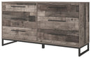 Neilsville - Black/gray - Six Drawer Dresser-Washburn's Home Furnishings