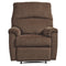 Nerviano - Chocolate - Zero Wall Recliner-Washburn's Home Furnishings