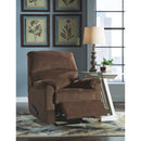 Nerviano - Chocolate - Zero Wall Recliner-Washburn's Home Furnishings