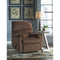 Nerviano - Chocolate - Zero Wall Recliner-Washburn's Home Furnishings