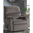 Ashley Nerviano Zero Wall Recliner in Gray-Washburn's Home Furnishings