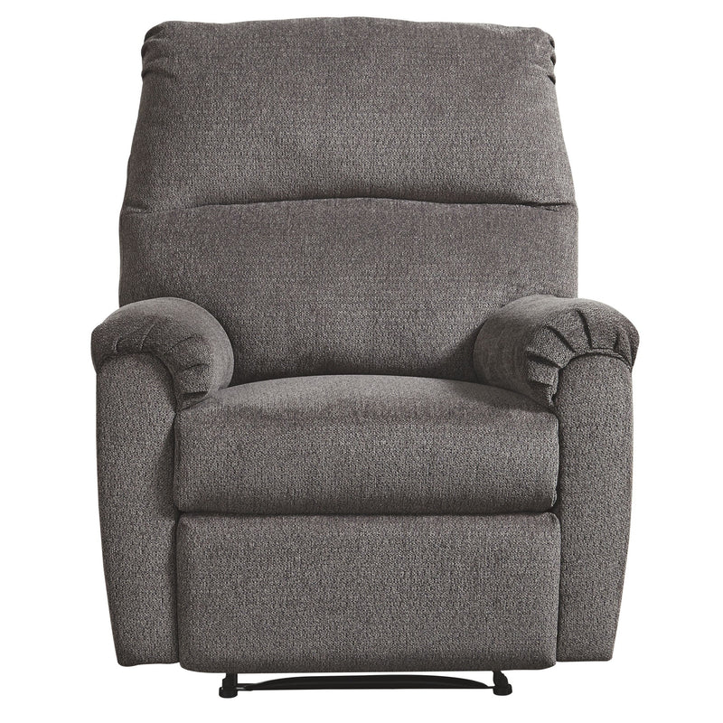 Ashley Nerviano Zero Wall Recliner in Gray-Washburn's Home Furnishings