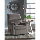 Ashley Nerviano Zero Wall Recliner in Gray-Washburn's Home Furnishings