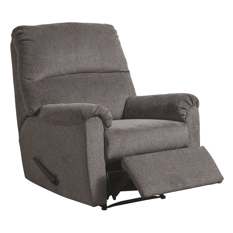 Nerviano - Gray - Zero Wall Recliner-Washburn's Home Furnishings