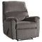 Ashley Nerviano Zero Wall Recliner in Gray-Washburn's Home Furnishings