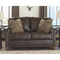 Ashley Nicorvo Loveseat in Coffee-Washburn's Home Furnishings