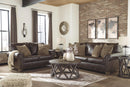 Ashley Nicorvo Loveseat in Coffee-Washburn's Home Furnishings