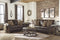 Ashley Nicorvo Loveseat in Coffee-Washburn's Home Furnishings