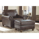 Ashley Nicorvo Ottoman in Coffee-Washburn's Home Furnishings