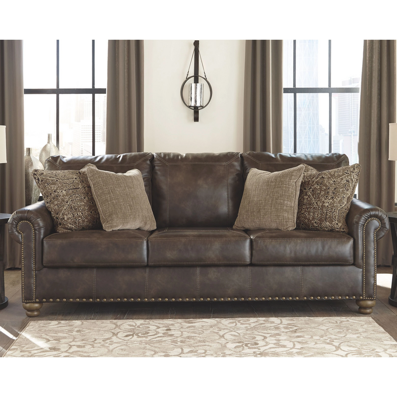 Ashley Nicorvo Sofa in Coffee-Washburn's Home Furnishings