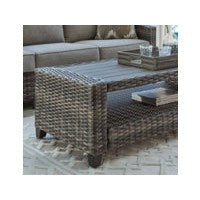 Ashley Oasis Court 4-Piece Outdoor Conversation Set-Washburn's Home Furnishings