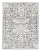 Ashley Oddetteley Large Rug in Gray/Ivory 7'10'' x 10'1''-Washburn's Home Furnishings