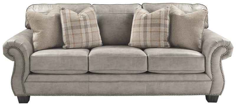 Ashley Olsberg Sofa in Steel-Washburn's Home Furnishings