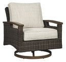 Ashley Paradise Trail - Medium Brown - Swivel Lounge Chair-Set of 2-Washburn's Home Furnishings