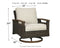 Ashley Paradise Trail - Medium Brown - Swivel Lounge Chair-Set of 2-Washburn's Home Furnishings