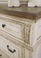 Ashley Realyn 7 Drawer Dresser in White/Brown/Beige-Washburn's Home Furnishings