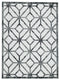 Ashley Reidland Large Rug in Black/Cream/Gray '10'' x 9'10''-Washburn's Home Furnishings