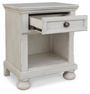 Ashley Robbinsdale One Dawer Night Stand-Washburn's Home Furnishings