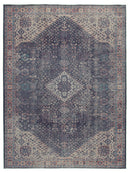 Ashley Rowner Large Rug in Multi Blue & Gray 7'7'' x 10'1''-Washburn's Home Furnishings