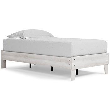 Ashley Shawburn Twin Platform Bed in Whitewash-Washburn's Home Furnishings