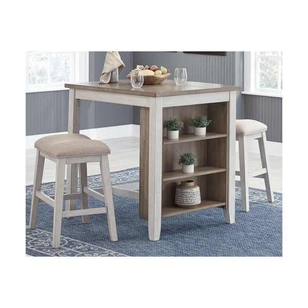 Skempton Counter Height Dining Table and Bar Stools (Set of 3)-Washburn's Home Furnishings