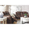 Ashley Stoneland - Chocolate - Reclining Sofa-Washburn's Home Furnishings