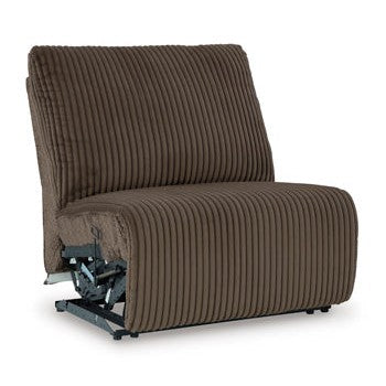 Ashley Top Tier Armless Recliner in Chocolate-Washburn's Home Furnishings