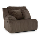 Ashley Top Tier LAF Zero Wall Recliner in Chocolate-Washburn's Home Furnishings