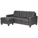 Venaldi - Gunmetal - Sofa Chaise-Washburn's Home Furnishings