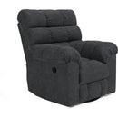 Wilhurst Swivel Rocker Recliner in Marine-Washburn's Home Furnishings