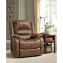 Yandel - Saddle - Power Lift Recliner-Washburn's Home Furnishings