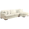 Zada - Ivory - Right Arm Facing Chaise Sectional 2 Pc-Washburn's Home Furnishings