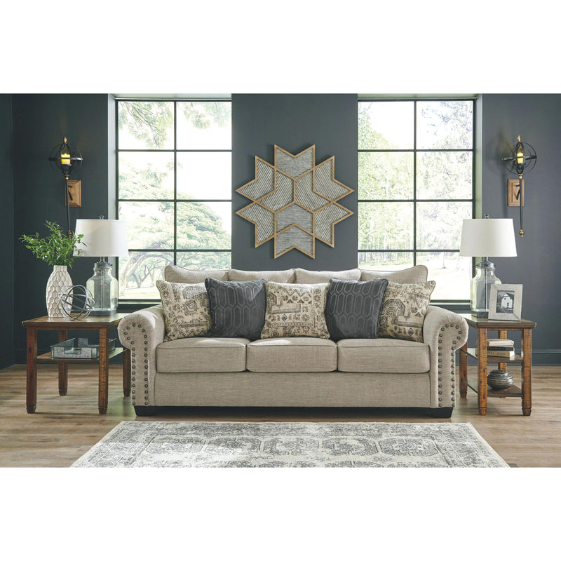 Ashley Zarina - Jute - Sofa-Washburn's Home Furnishings