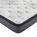 Aspen - Euro Top Mattress - 12.5" Cal King Mattress - White And Gray-Washburn's Home Furnishings