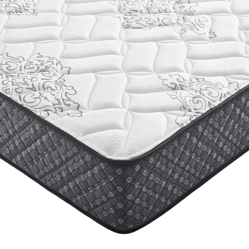 Aspen - Firm Mattress - 12.25" Eastern King Mattress - White And Black-Washburn's Home Furnishings