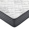 Aspen - Firm Mattress - 12.25" Queen Mattress - White And Black-Washburn's Home Furnishings