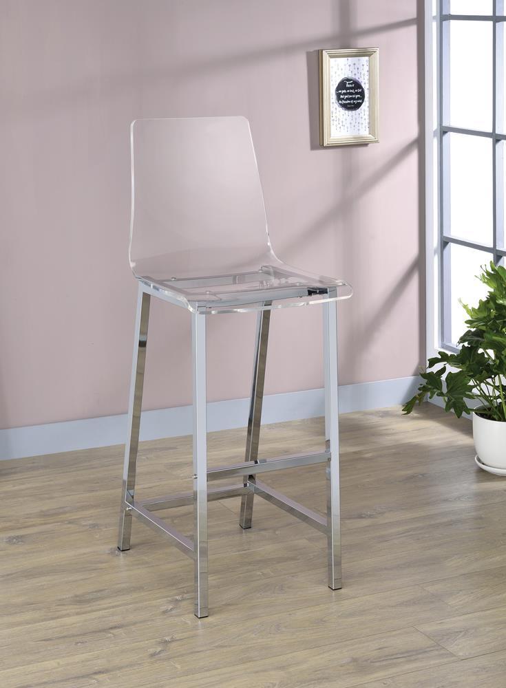 Bar Stools: Metal Fixed Height - Bar Stool-Washburn's Home Furnishings