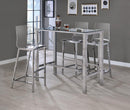 Bar Stools: Metal Fixed Height - Bar Stool-Washburn's Home Furnishings