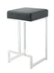 Bar Stools: Metal Fixed Height - Counter Height Stool - Black-Washburn's Home Furnishings