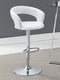 Bar Tables: Gas Lift - Adjustable Bar Stool - Black-Washburn's Home Furnishings