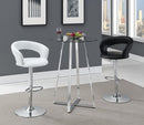 Bar Tables: Gas Lift - Adjustable Bar Stool - Black-Washburn's Home Furnishings