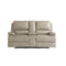 Bassett Parsons Loveseat w/ Power and Console in Flax-Washburn's Home Furnishings