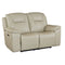 Bassett Parsons Loveseat w/power in flax-Washburn's Home Furnishings