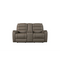 Bassett Wendell Power Reclining Loveseat w/Console in Gunemtal-Washburn's Home Furnishings