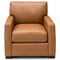 Bassett Wilson Chair in Pecan Leather-Washburn's Home Furnishings